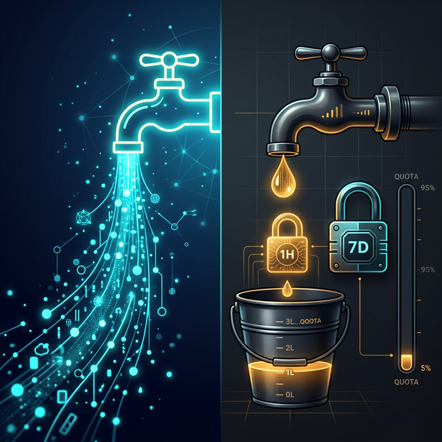 🔒 Antigravity 的 Claude Opus 突然不够用了？聊聊这个双限额陷阱